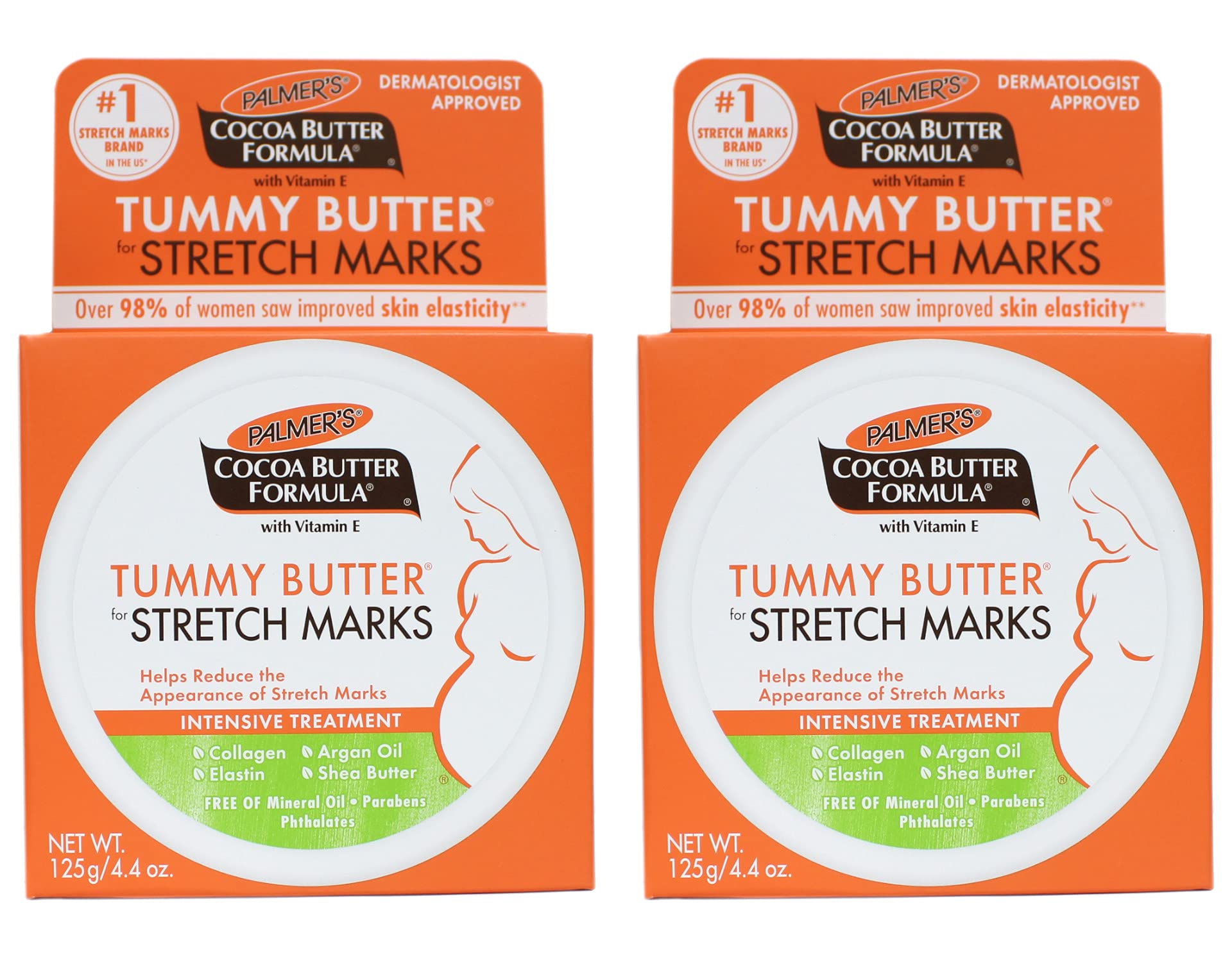 Palmer's Cocoa Butter Formula Tummy Butter - 4.4 oz (Pack of 2) by E.T. Browne Drug Co, Inc